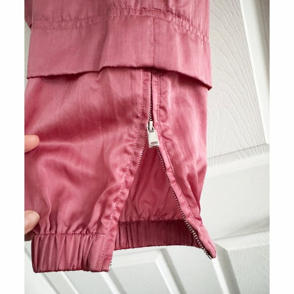 Tibi "Wilt" Silky Nylon Jogger in Rose Pink, size XS - Picture 7 of 8